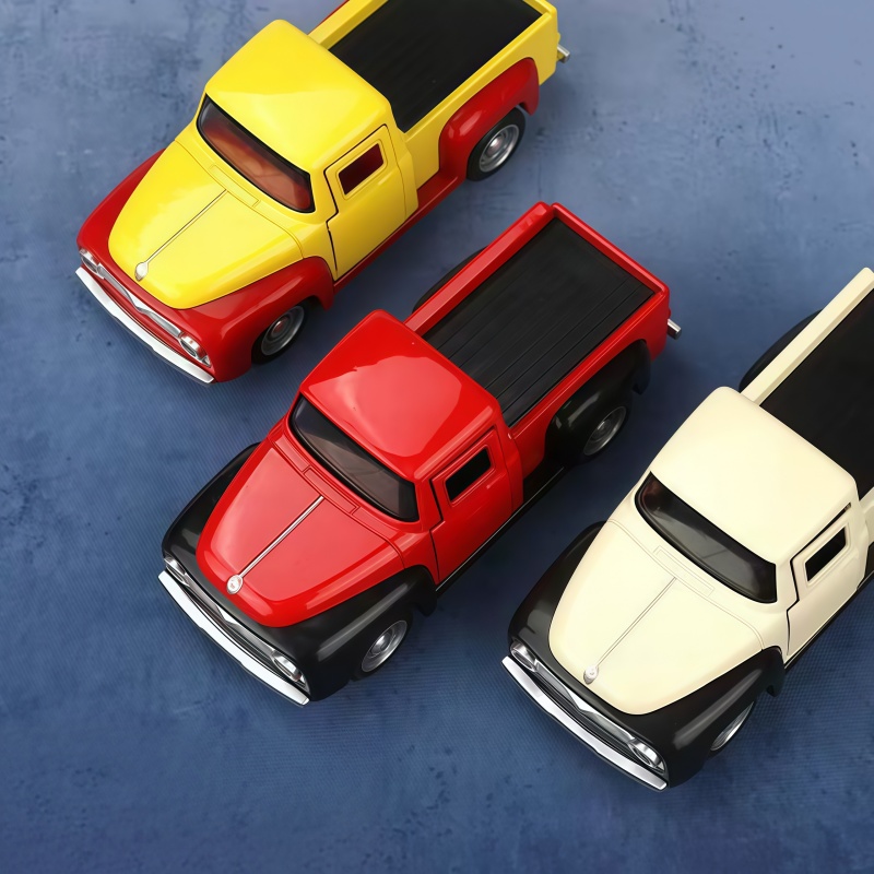 Vintage Collectible Trucks - Retro Pickup Truck Diecast Alloy Model