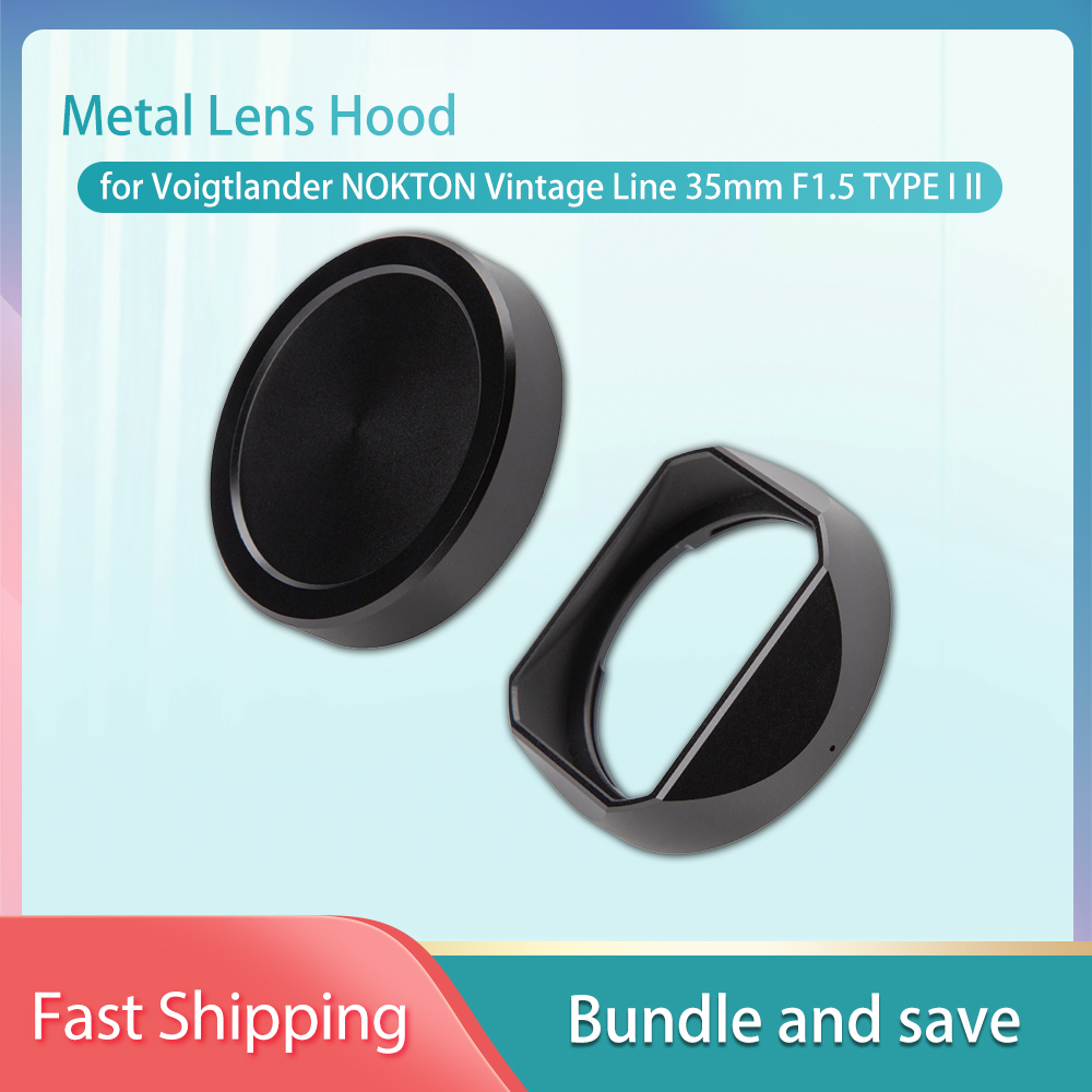 Lens Cap Vintage - Metal Lens Hood for Voigtlander NOKTON