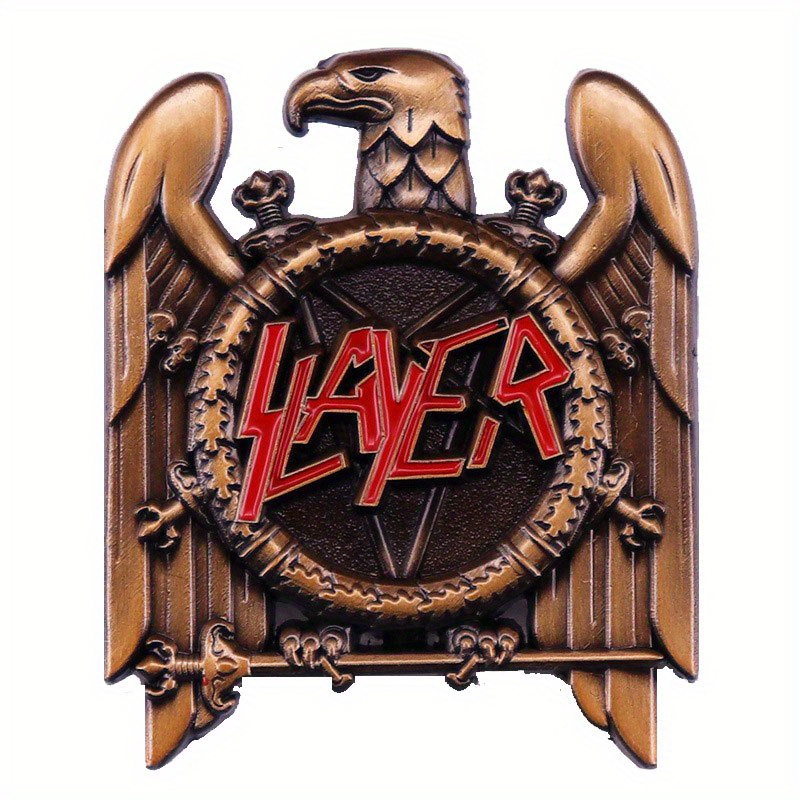 Collectible Vintage Brooches - 1pc Retro Heavy Metal Band Pop