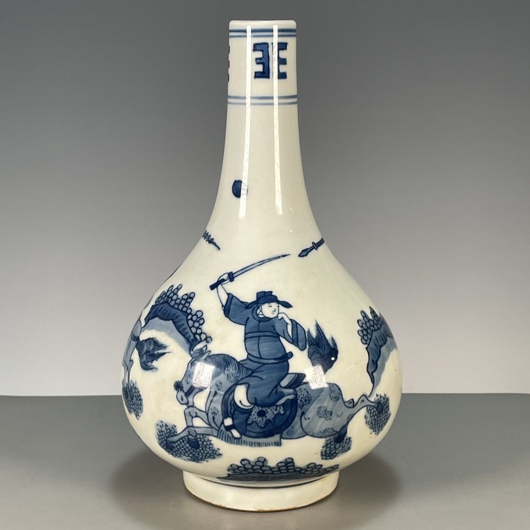 Vintage Collectible Pottery - Antique Chinese Blue and White Porcelain
