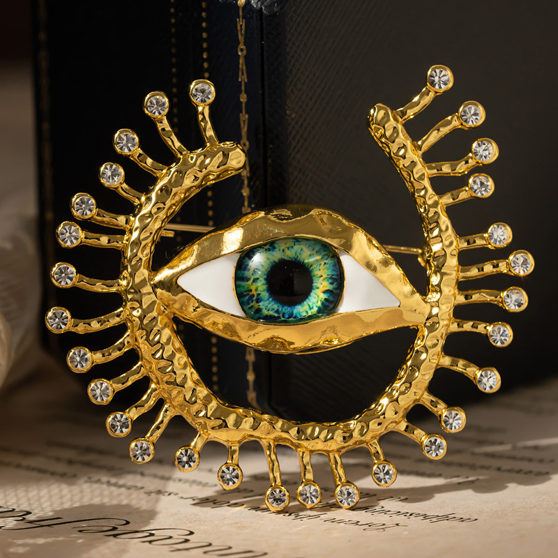 Collectible Vintage Brooches - New Evil Eye Badges Cosplay Anime