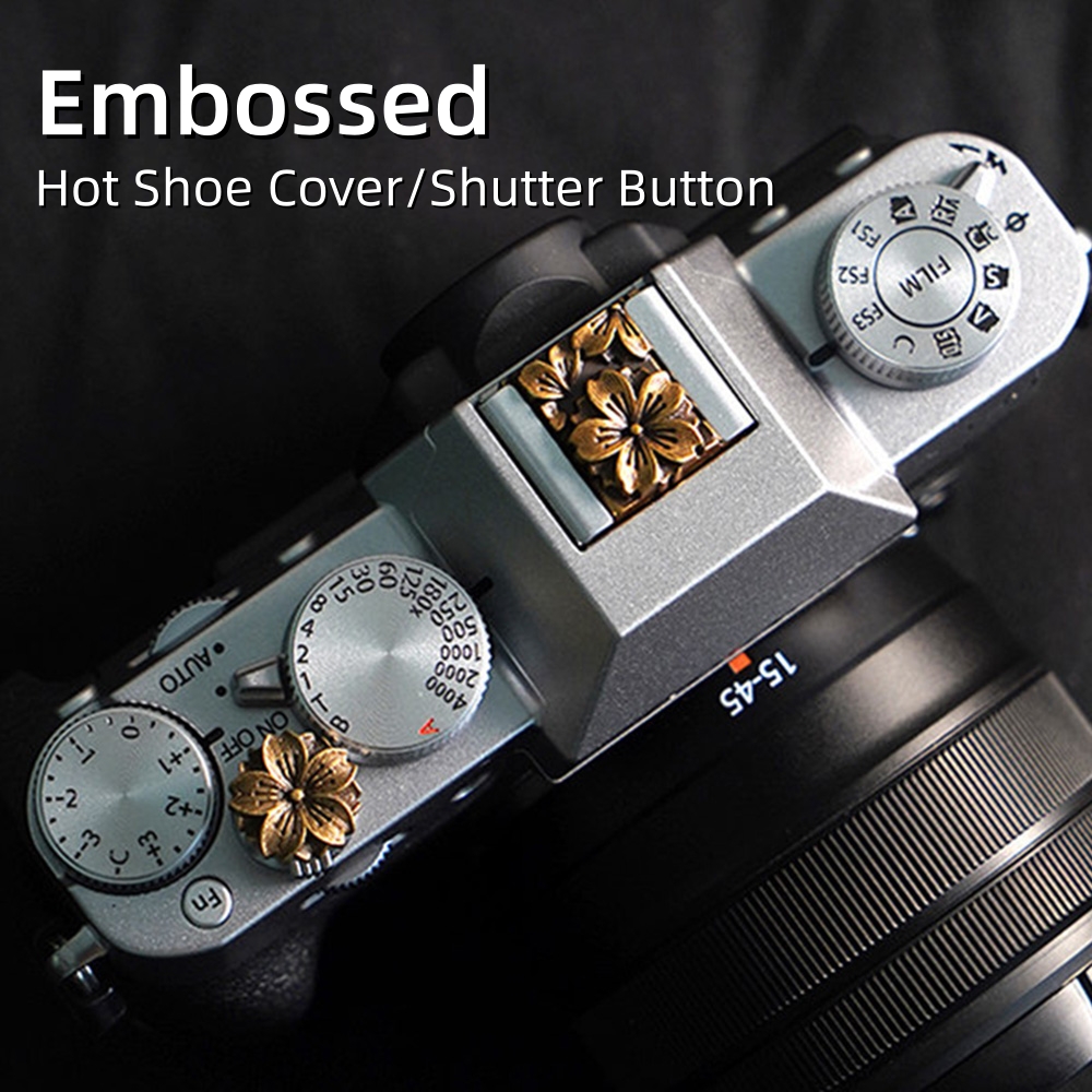 Lens Cap Vintage - Metal Camera Hot Shoe Cover Soft