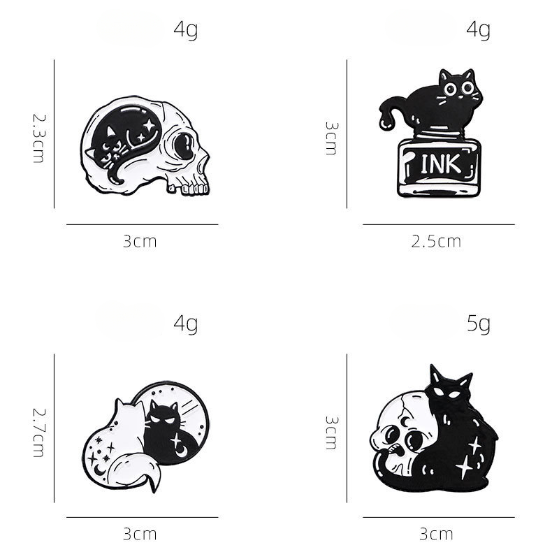 Cute Black Cat Collection Plan - Collectible Vintage Brooches recension och pris
