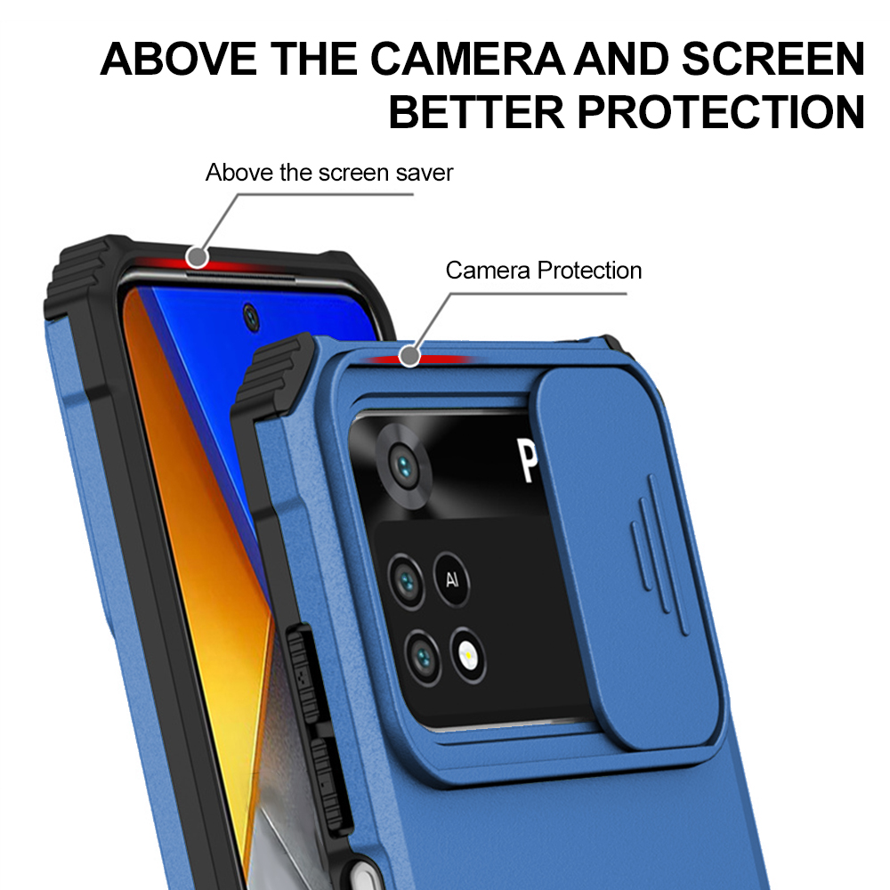Shockproof Phone Case For Xiao - Camera Leather Case recension och pris