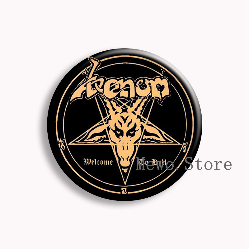 Rock Mayhem Band Soft Button P - Collectible Vintage Brooches recension och pris