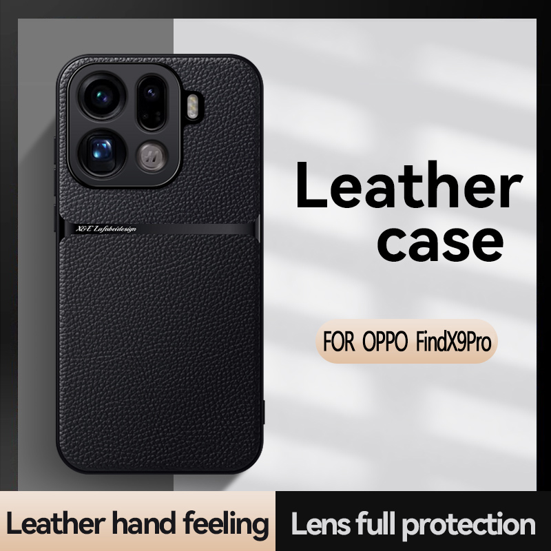 For OPPO Find X9 Pro X9 Case   - Camera Leather Case recension och pris