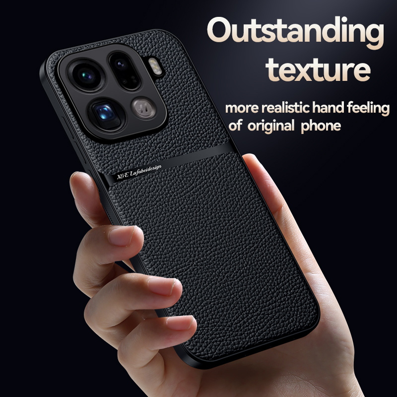 For OPPO Find X9 Pro X9 Case   - Camera Leather Case recension och pris
