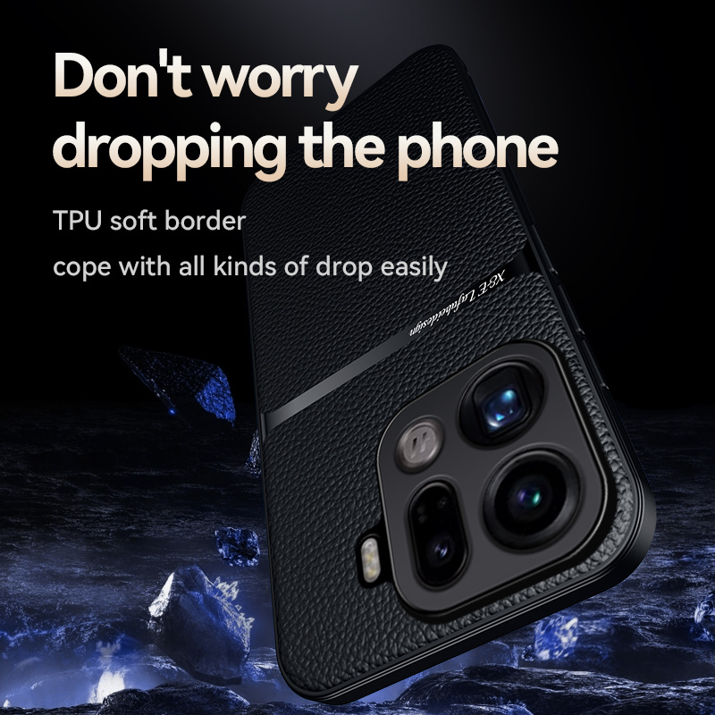 For OPPO Find X9 Pro X9 Case   - Camera Leather Case recension och pris