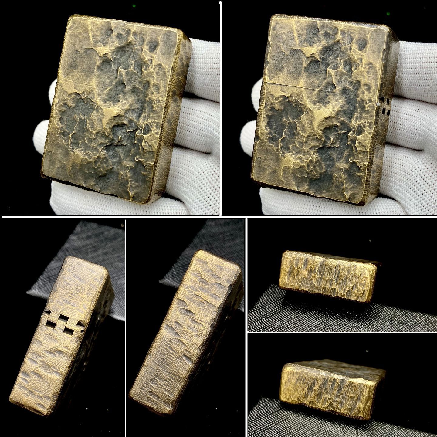 Zorro 912S Armored Brass Keros - Vintage Collectible Lighters recension och pris