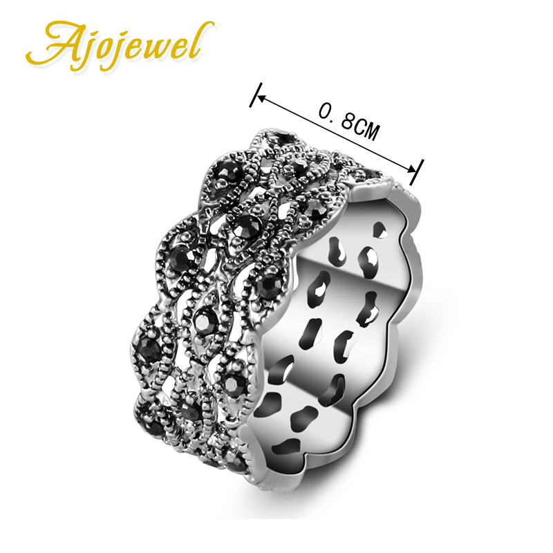 Ajojewel 3 Layer Rhinestone Ri - Vintage Items Collection recension och pris