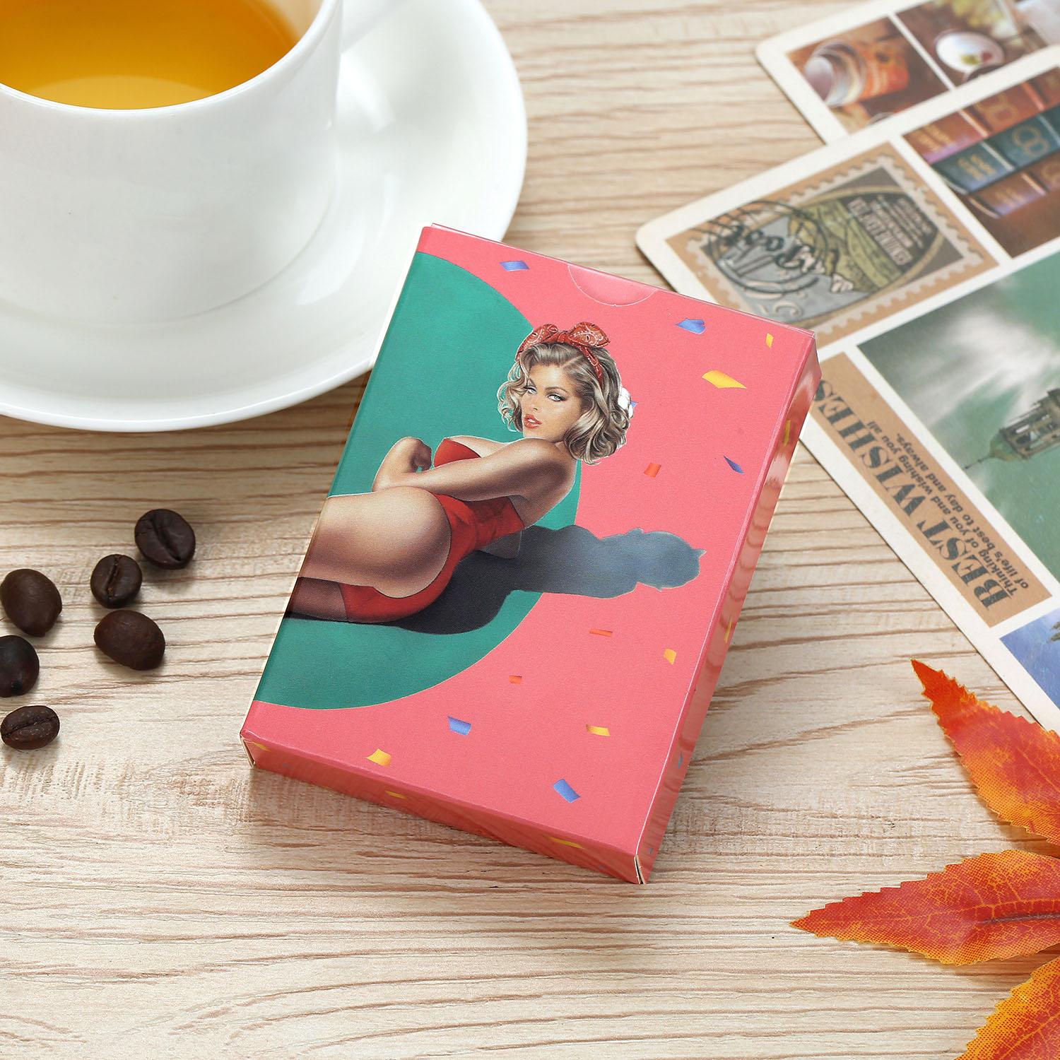 Vintage Deck Cards Retro Poker - Vintage Collectible Board Games recension och pris