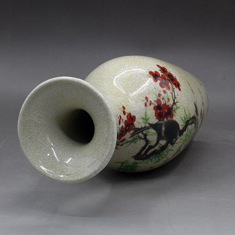Jingdezhen Antique Ceramic Vas - Vintage Collectible Pottery recension och pris