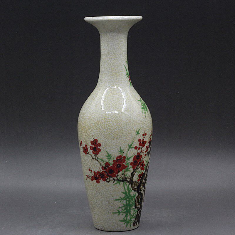 Jingdezhen Antique Ceramic Vas - Vintage Collectible Pottery recension och pris