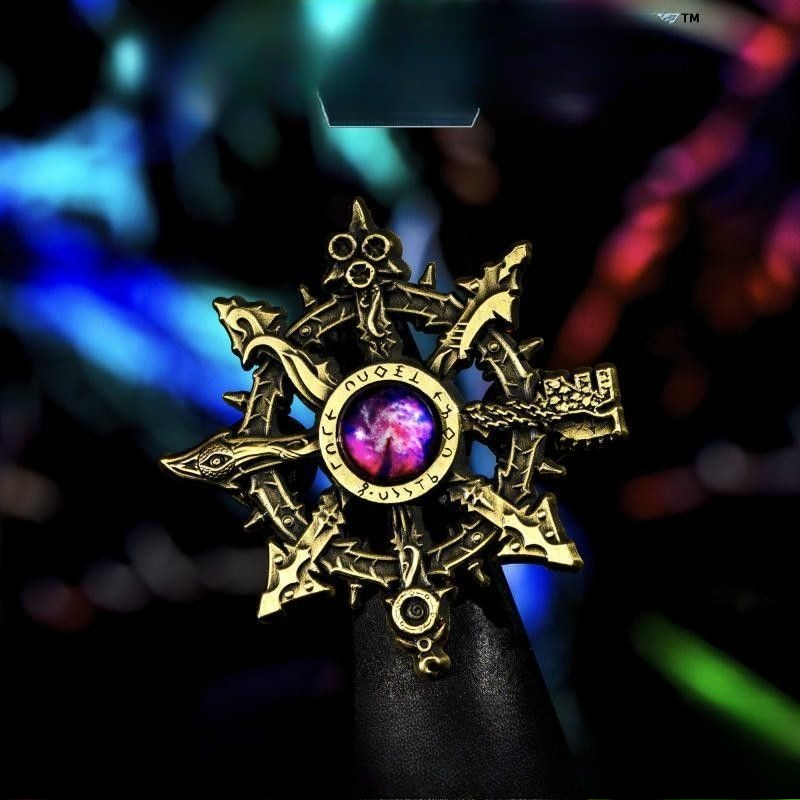 Vintage Gothic Pentagram Inlai - Collectible Vintage Brooches recension och pris