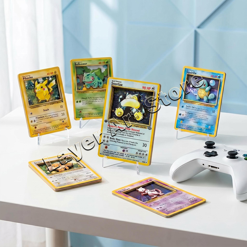 3D Pokemon Layered Card Vintag - Vintage Pokemon Collectible recension och pris