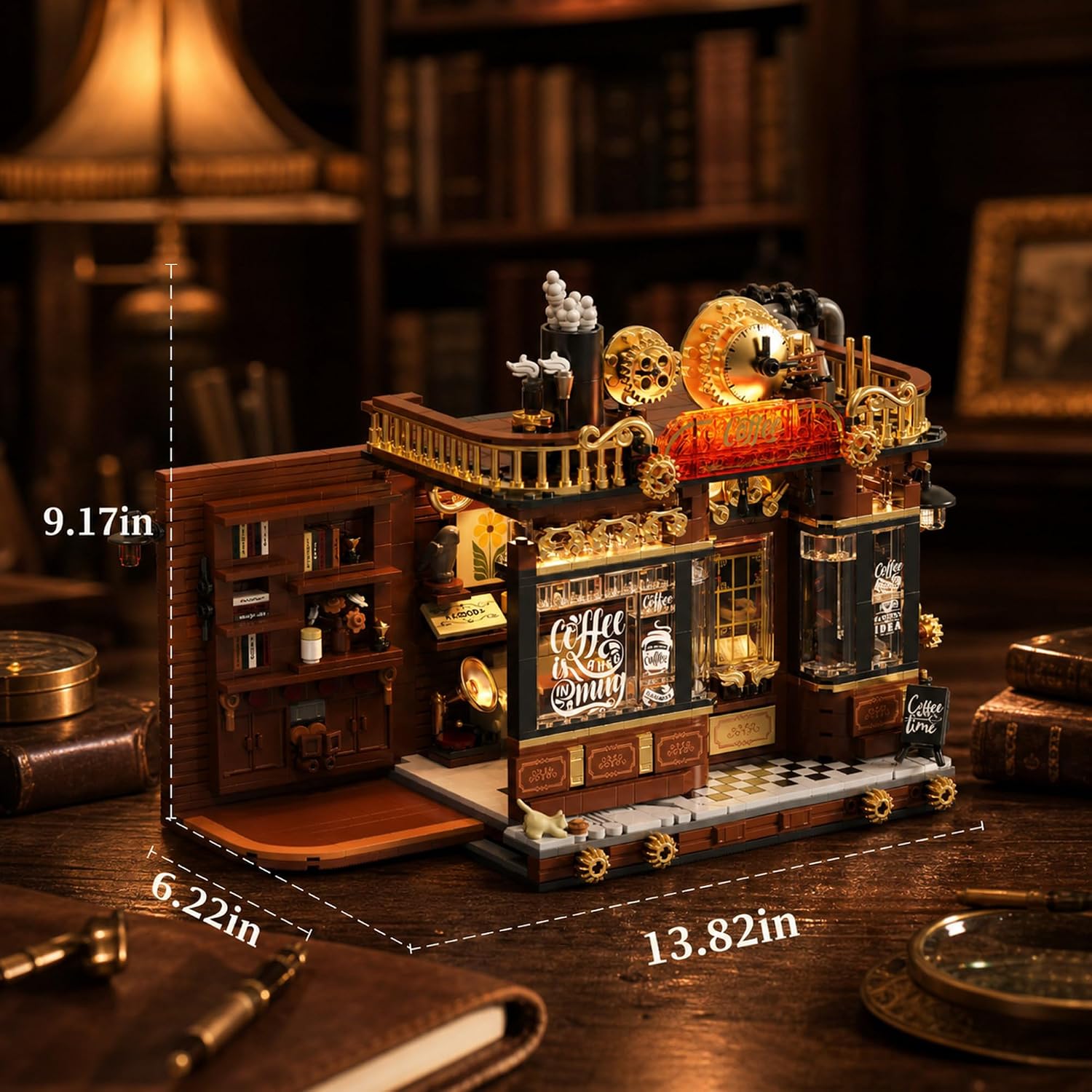 1606 Pcs Steampunk Corner Coff - Vintage Collectible Shop recension och pris