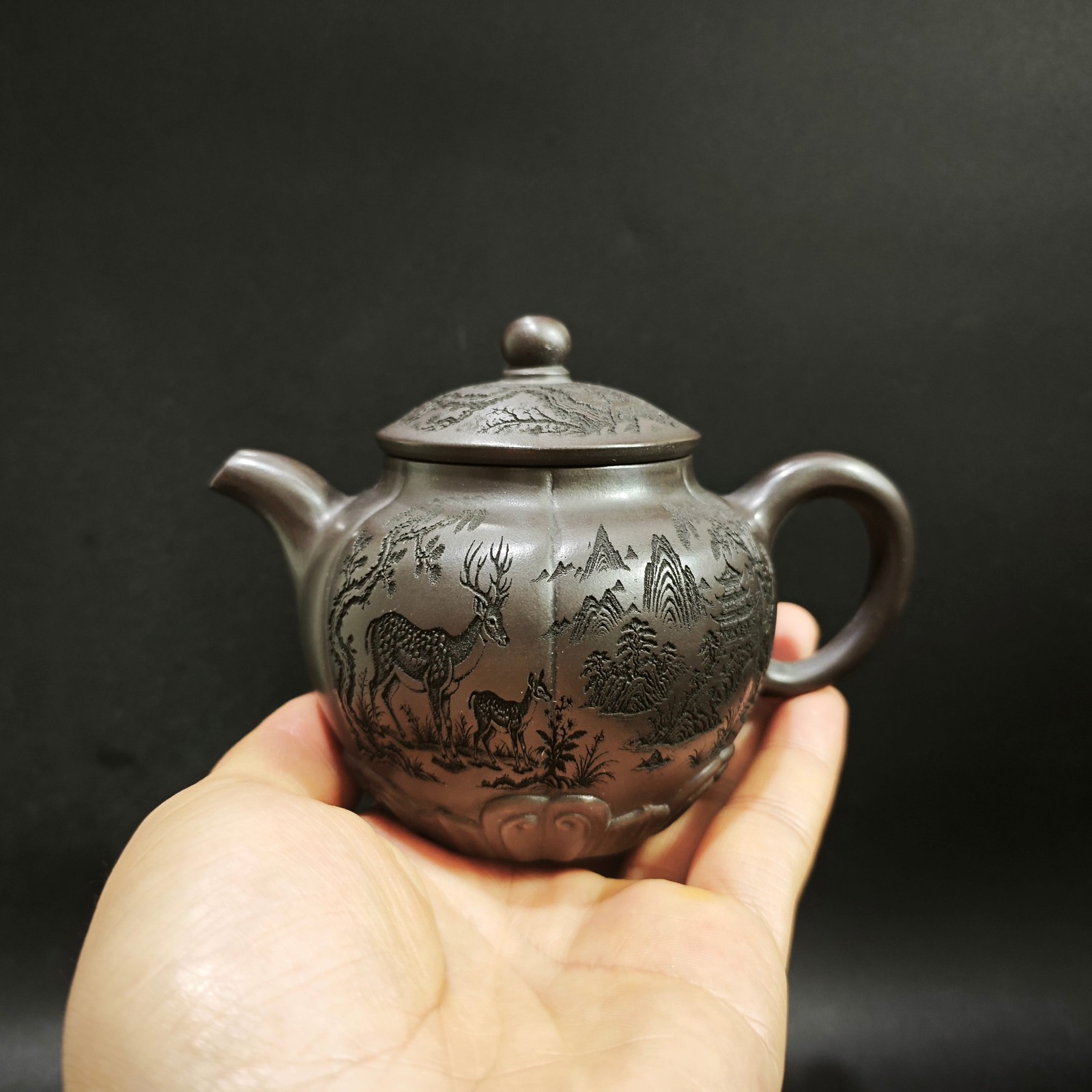 1972 Vintage Yixing Zisha Teap - Vintage Collectible Pottery recension och pris