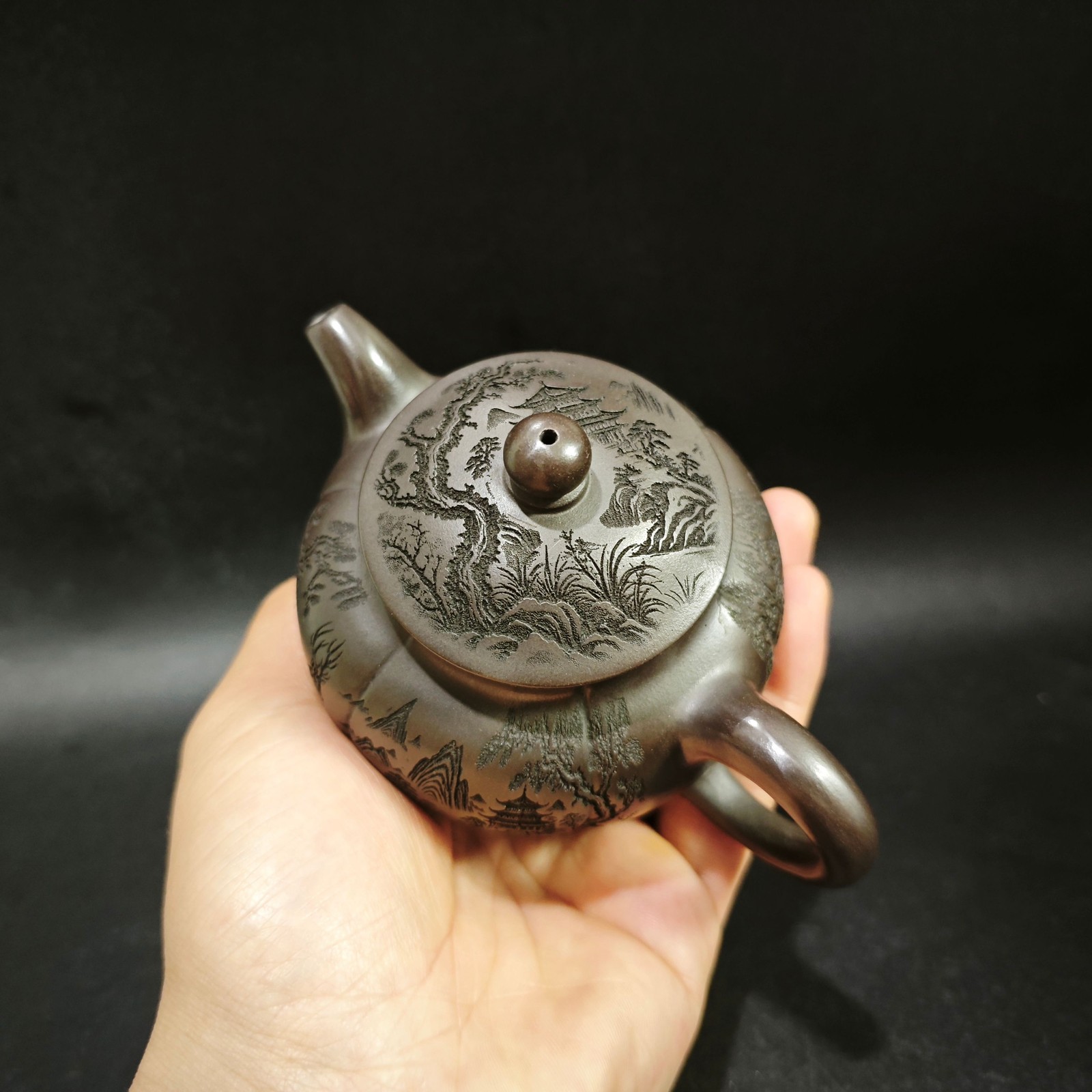 1972 Vintage Yixing Zisha Teap - Vintage Collectible Pottery recension och pris