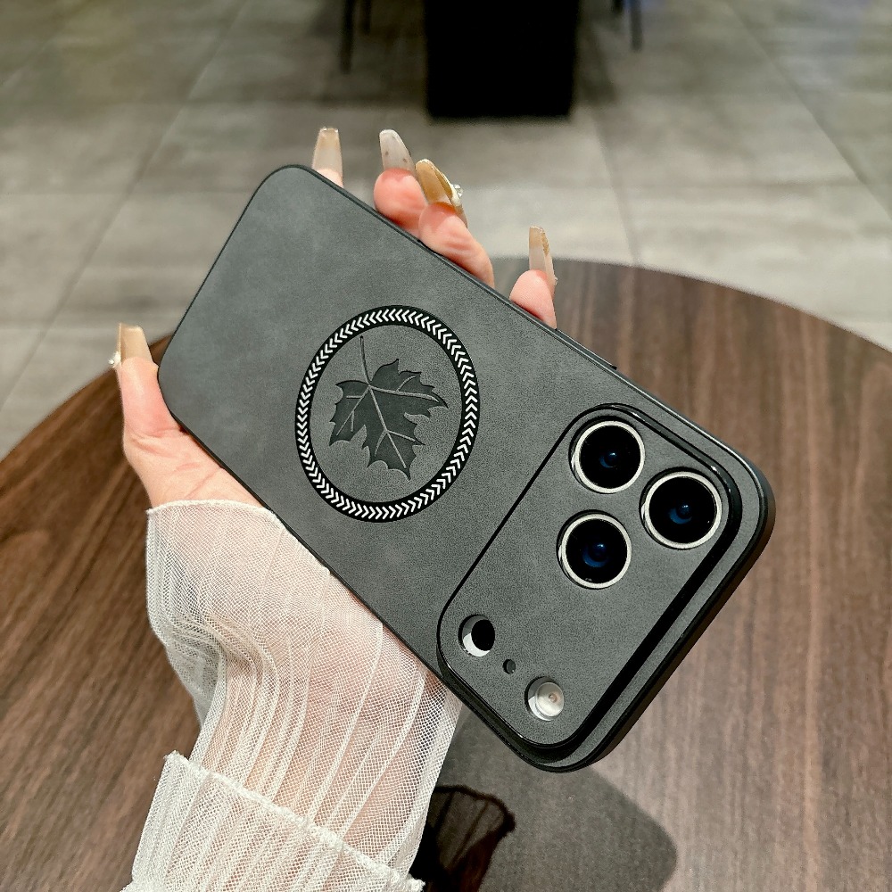 Magnetic Leather Case for iPho - Camera Leather Case recension och pris