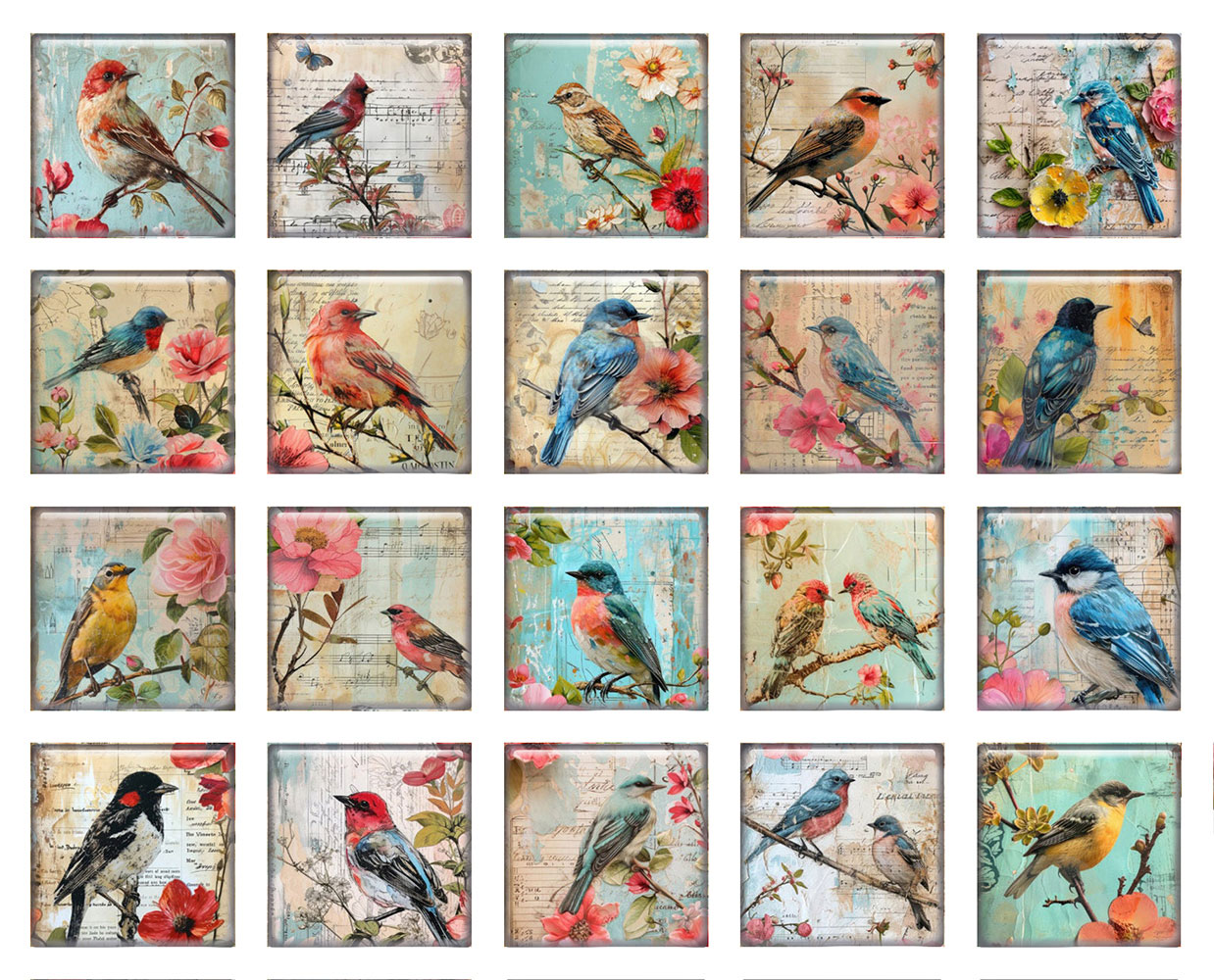 Random Mixed Round/Oval/Square - Vintage Collectibles For Sale recension och pris