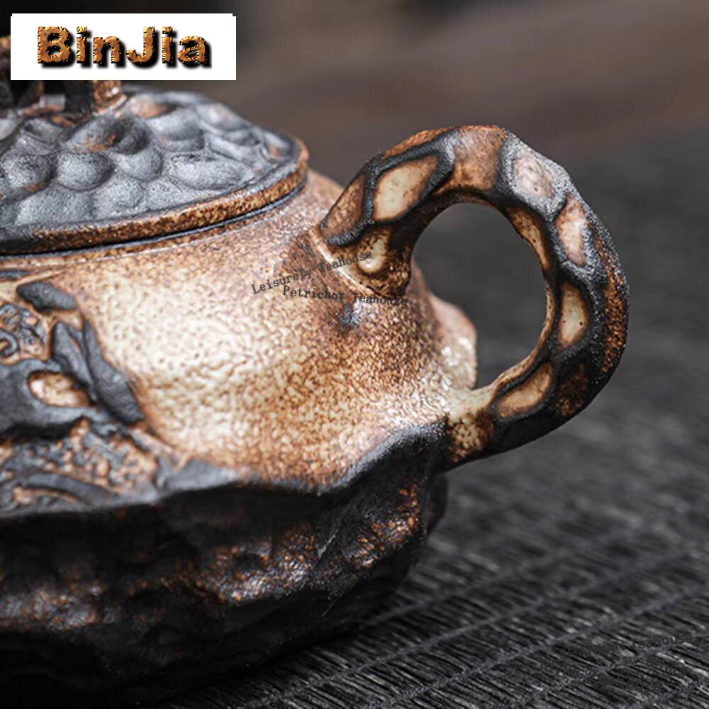Japanese Old Rock Mud Teapot V - Vintage Collectible Pottery recension och pris