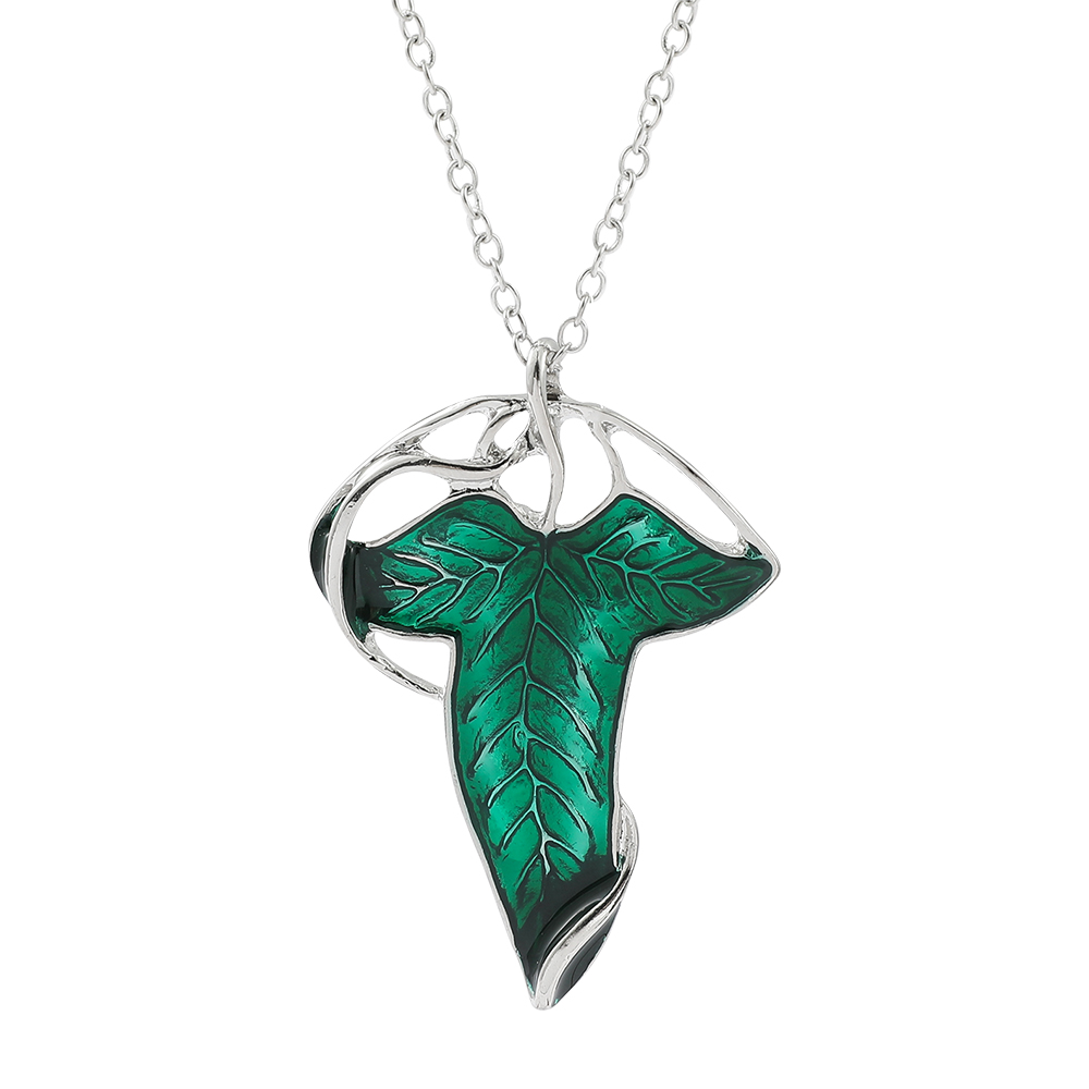 Vintage Green Leaf Pendant Nec - Vintage Collectibles For Sale recension och pris