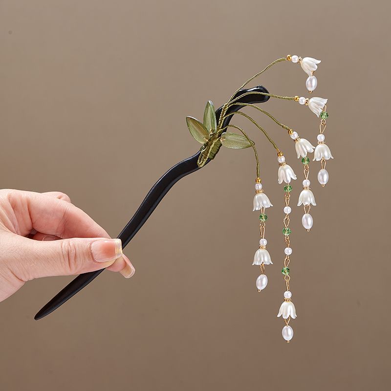 Wooden Flower Hairpin Vintage  - Vintage Collectibles For Sale recension och pris