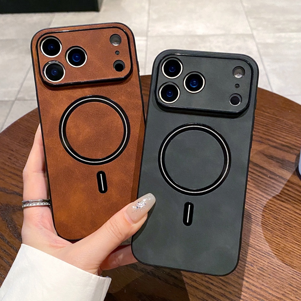 Matte Sheepskin Leather Magnet - Camera Leather Case recension och pris