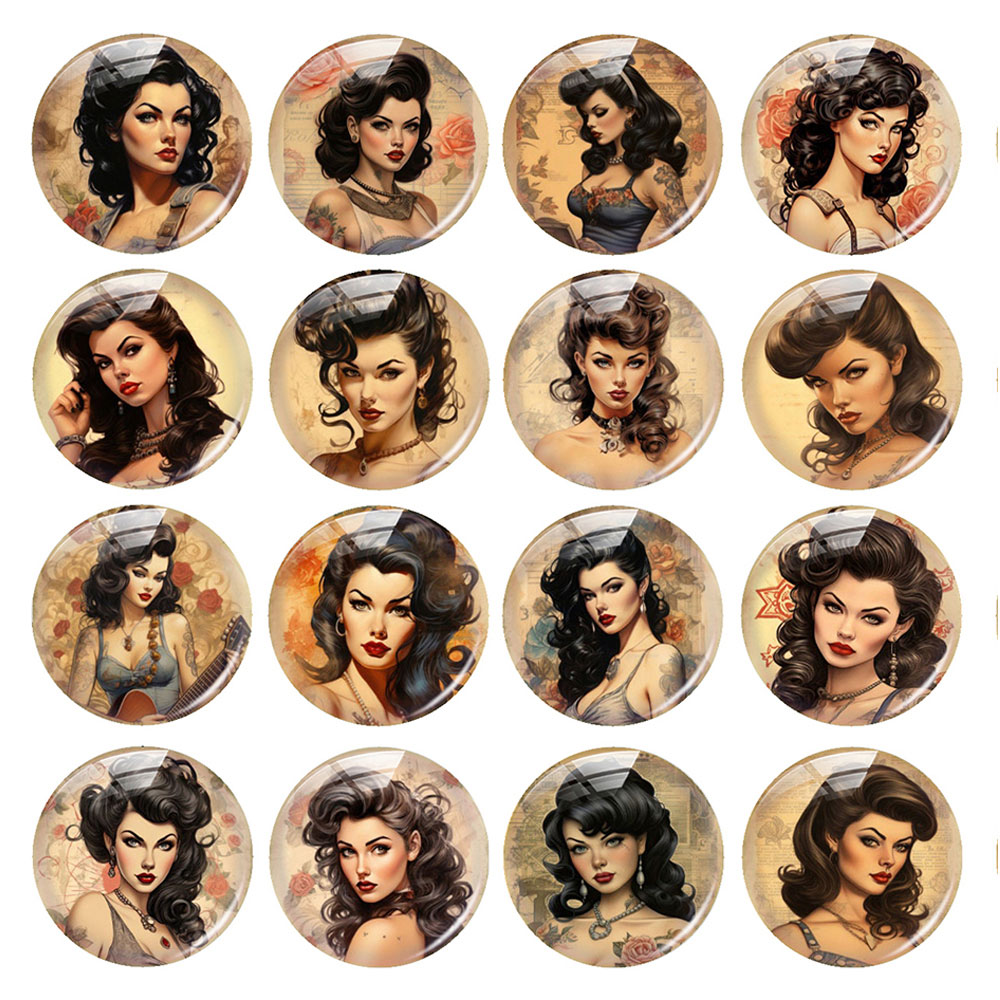 Random Mixed Round/Oval/Square - Vintage Collectibles For Sale recension och pris