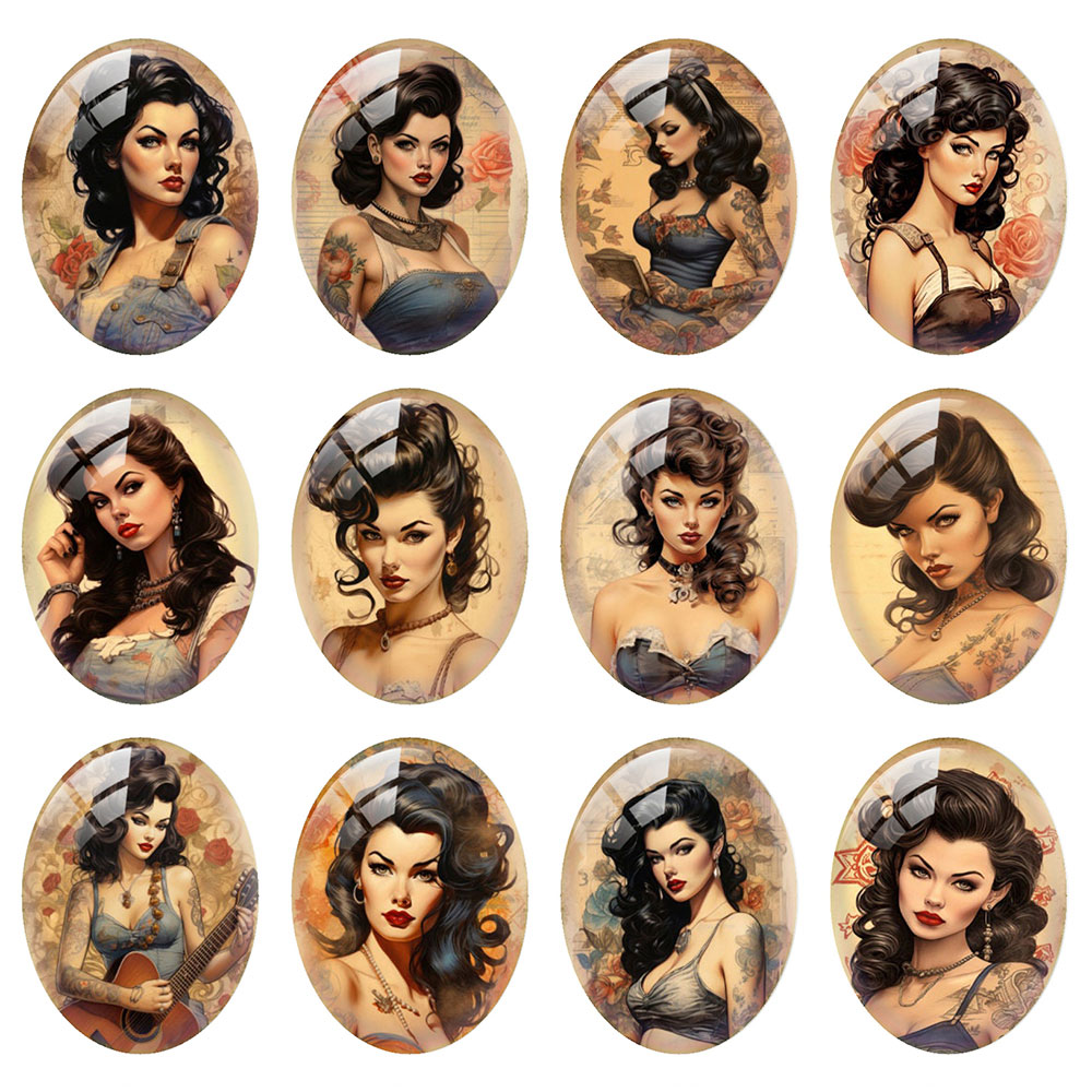 Random Mixed Round/Oval/Square - Vintage Collectibles For Sale recension och pris