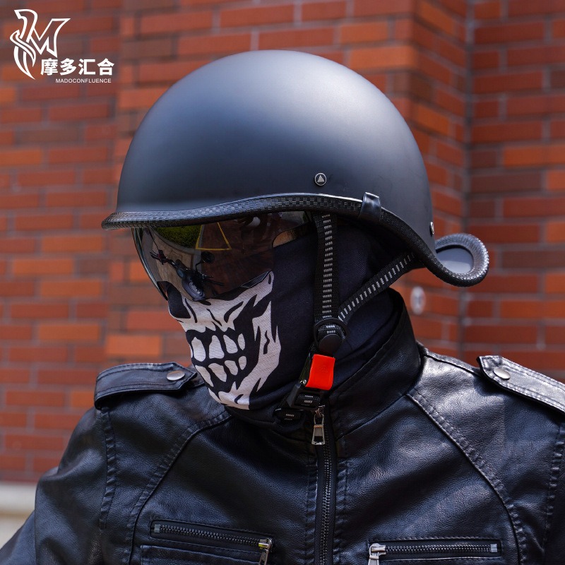 Retro Motorcycle Helmets for M - Lens Cap Vintage recension och pris