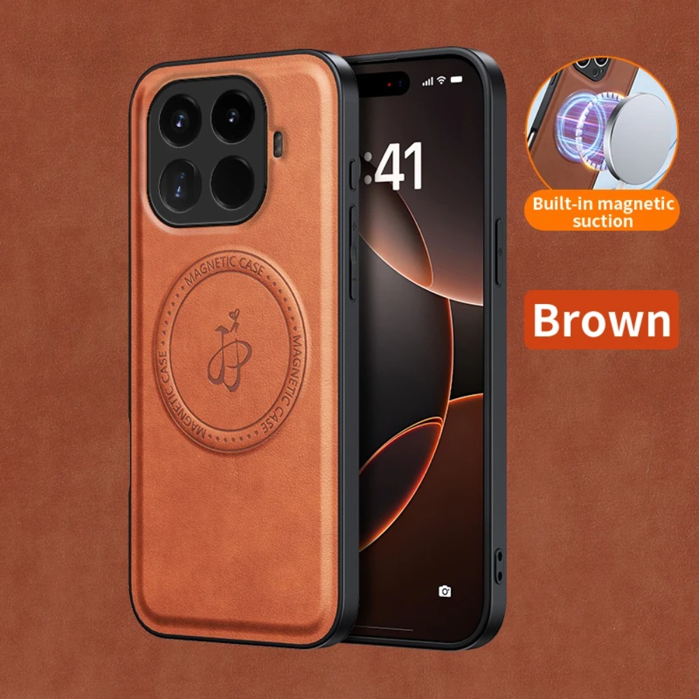 PU Leather Magnetic Case for X - Camera Leather Case recension och pris