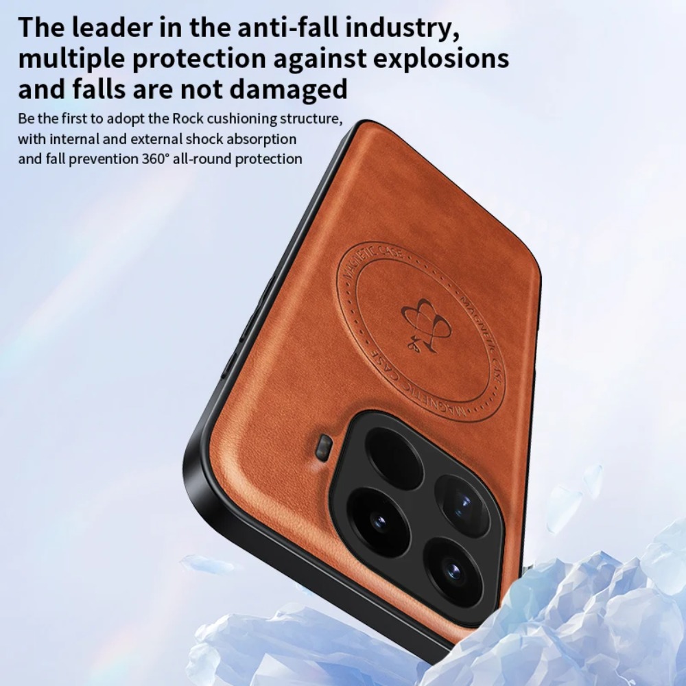PU Leather Magnetic Case for X - Camera Leather Case recension och pris
