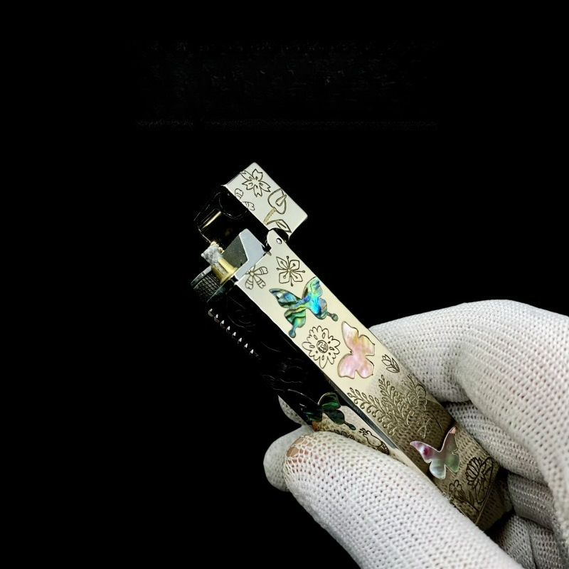Unusual Brass Four sided Color - Vintage Collectible Lighters recension och pris