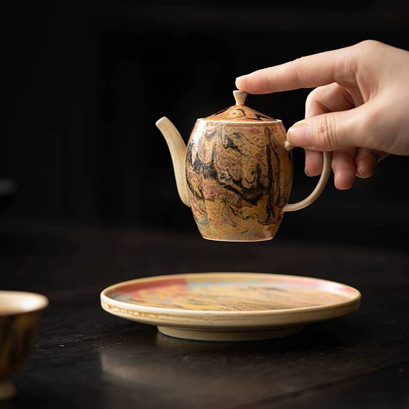 Dunhuang Oil Painting Style Ha - Vintage Collectible Pottery recension och pris