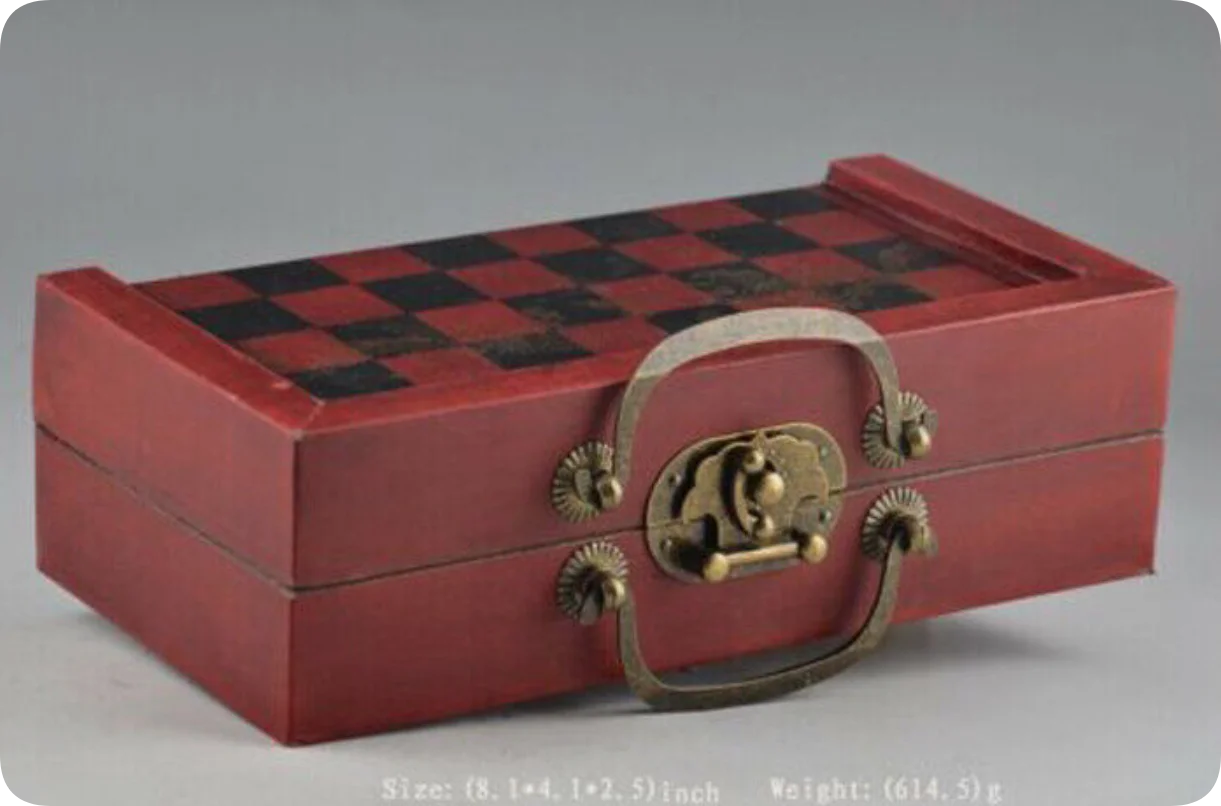 Foldable Vintage Chess Set Boa - Vintage Collectible Board Games recension och pris
