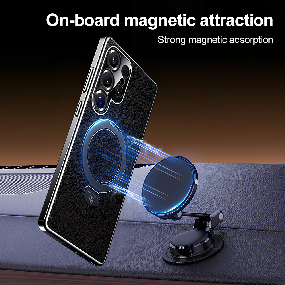 For Magsafe Magnetic Bracket P - Camera Leather Case recension och pris