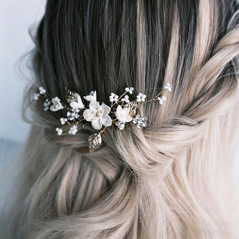 Bride Headpiece Hairpin Pearl  - Vintage Items recension och pris