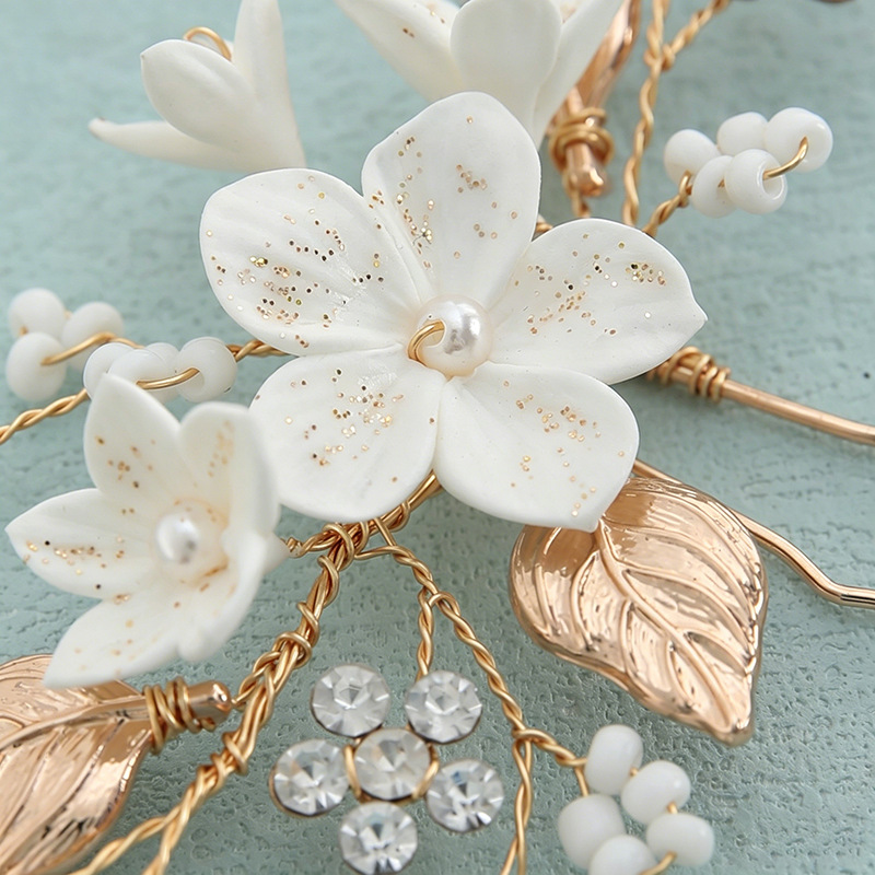 Bride Headpiece Hairpin Pearl  - Vintage Items recension och pris
