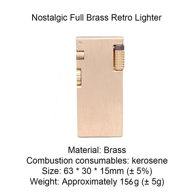 Handmade Brass Trench Fuel Oil - Vintage Collectible Lighters recension och pris