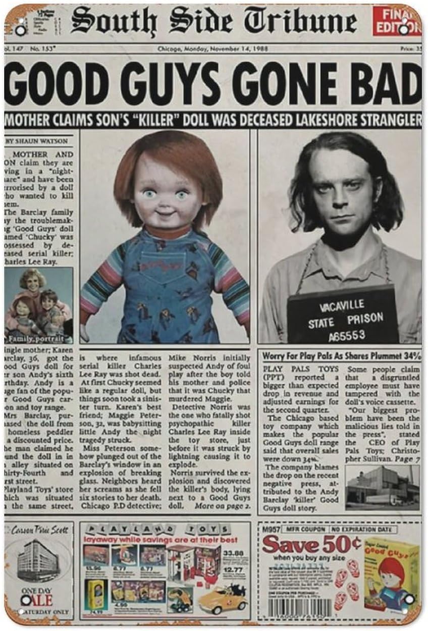 Child S Play 1988 Newspaper Po - Collectible Vintage Newspapers recension och pris