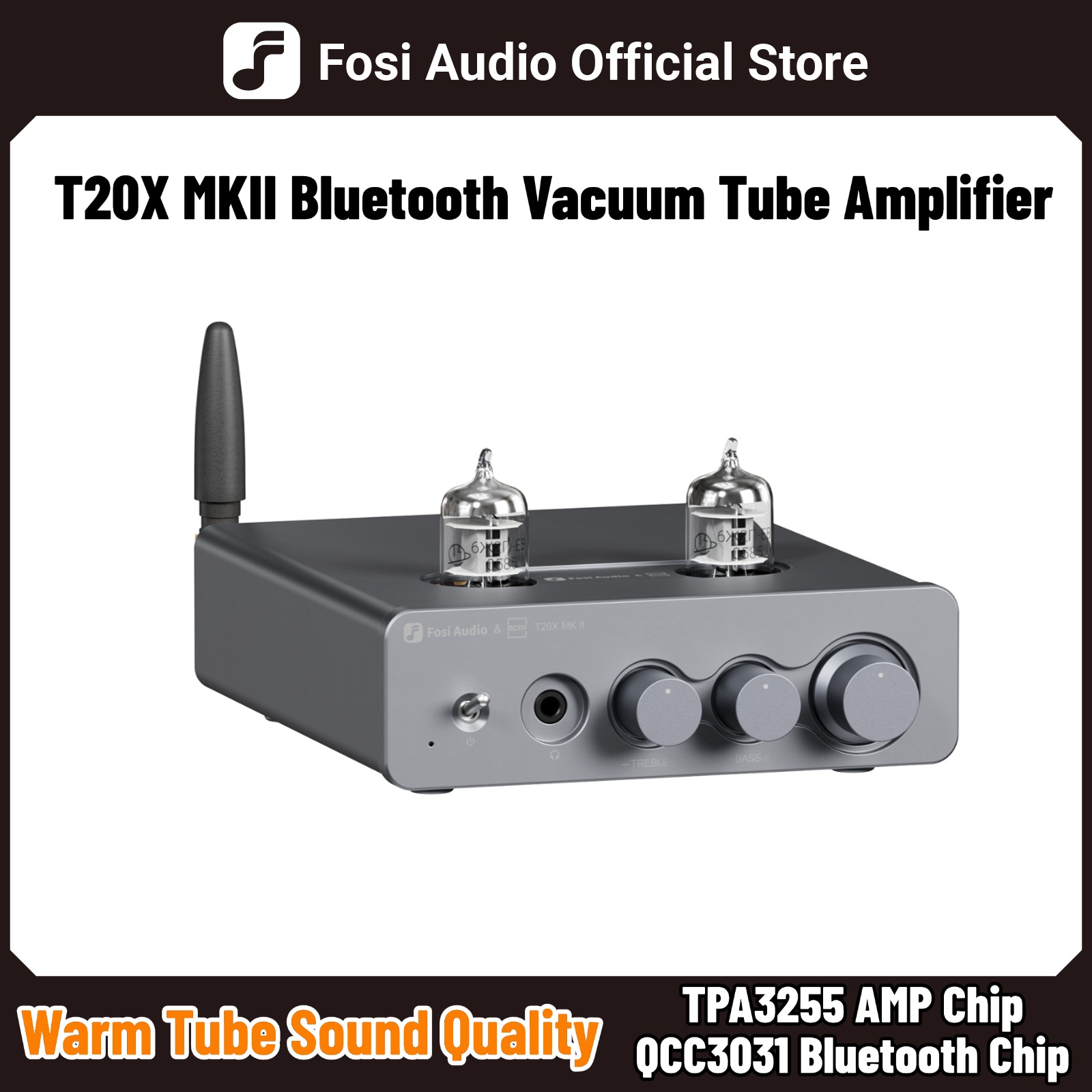 Fosi Audio T20X MKII 300W Blue - Tube Amplifier Part recension och pris