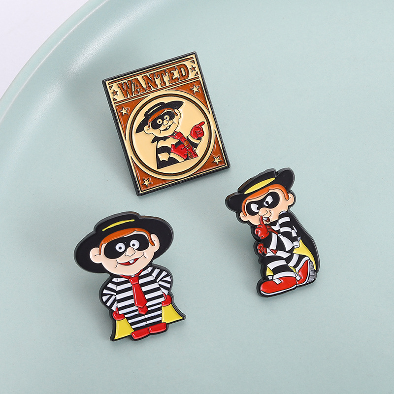 Vintage Hamburglar Enamel Pin  - Collectible Vintage Brooches recension och pris