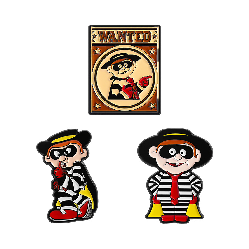 Vintage Hamburglar Enamel Pin  - Collectible Vintage Brooches recension och pris